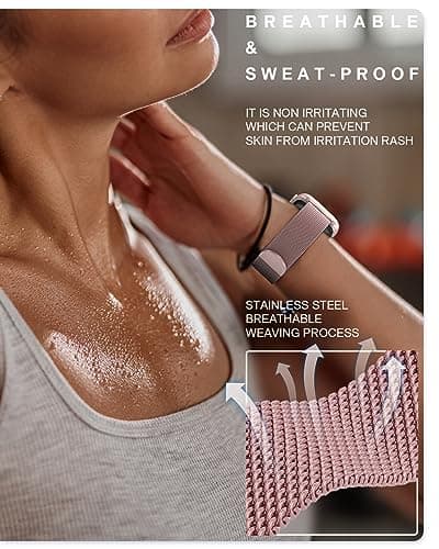 Original Stainless Steel Milanese Loop Compatible with Apple Watch Band 38mm 40mm 41mm 42mm 44mm 45mm 46mm 49mm, Magnetic Clasp Band for iWatch Series 11 10 9 8 7 6 5 4, SE 3 2 1 Ultra3 2, Women & Men