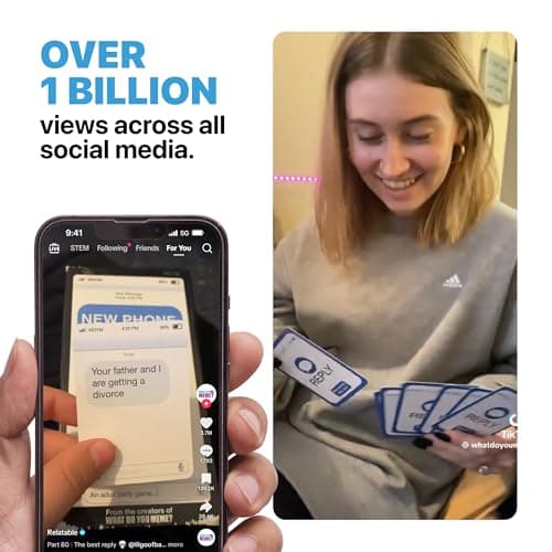 New Phone, Who Dis? by Relatable – Offline Text Message Party Game - Spicer Edition Party Game, Funny Social Icebreaker for Groups, and Summer Fun for Game Night, Includes 50 Inbox & 250 Reply Cards