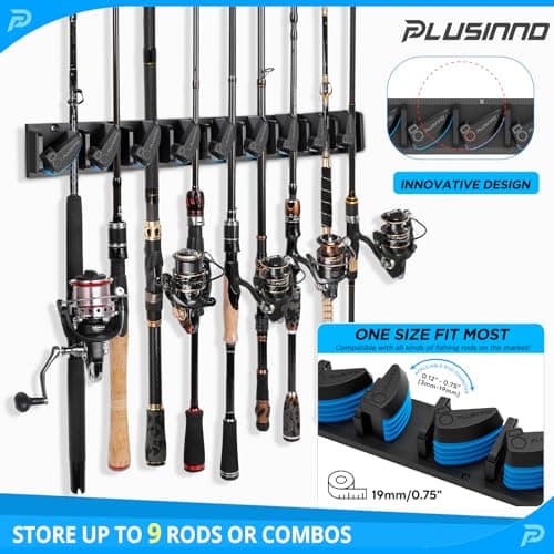PLUSINNO Fishing Gear,Full Fishing kit Include Fishing Rod and Reel Combo, Tackle Box with Fishing Lures, Fishing Accessories, Fishing Pliers,Fishing Gifts for Men with Fishing Tool Kit