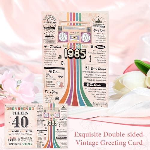 40th Birthday Gifts Women 40 Year Old Birthday Gifts for Women 40th Female Birthday Gift Ideas 40 Year Old Gifts for Woman 40 and Fabulous Gifts for Woman Sister Wife