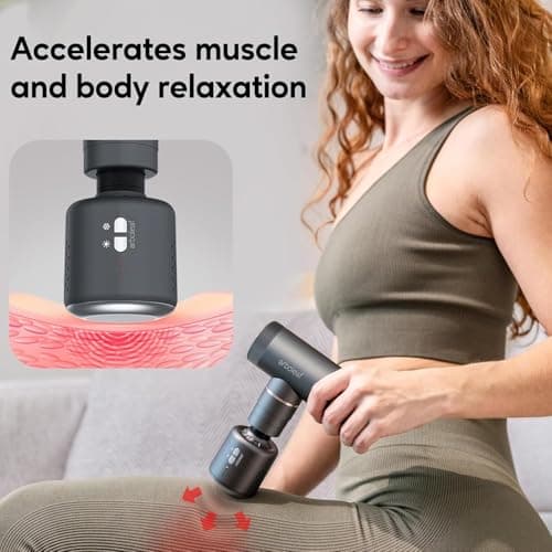 Targeted Temperature Control with Deep Percussion Massage for Muscle Warm-Up, Post-Workout Recovery, and Relaxation arboleaf Hot and Cold Massage Gun Deep Tissue, Percussion Muscle Massager B0CZP1D7CX