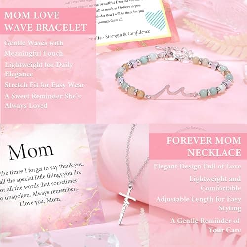 Gifts for Mom Birthday Gifts for Mom from Daughter Mothers Day Gift Ideas for Mama Best Moms Ever Gift Stuff Happy Birthday Mother Present Basket from Son Unique Things for Mothers Who Have Everything B0GSG1QS21