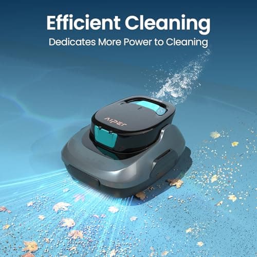 AIPER Scuba SE Cordless Pool Cleaner with 90-Min Runtime, Smart Self-Parking, Lightweight, Pool Vacuum for Above Ground Pools up to 860 Sq.ft