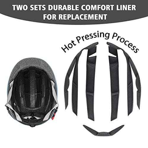 Adult Urban Bike Helmet - Adjustable Fit System & Integrated Taillight for Men Women