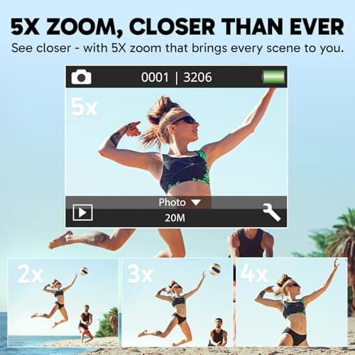 AKASO EK7000 Pro 4K30fps Action Camera with Touch Screen EIS 131ft Waterproof Underwater Camera Remote Control 5X Zoom with Helmet Accessories Kit (Standalone)