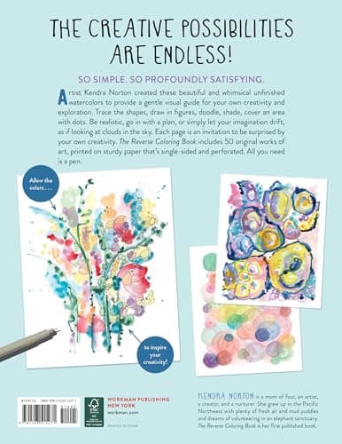 The Reverse Coloring Book™: The Book Has the Colors, You Draw the Lines! 1523515279