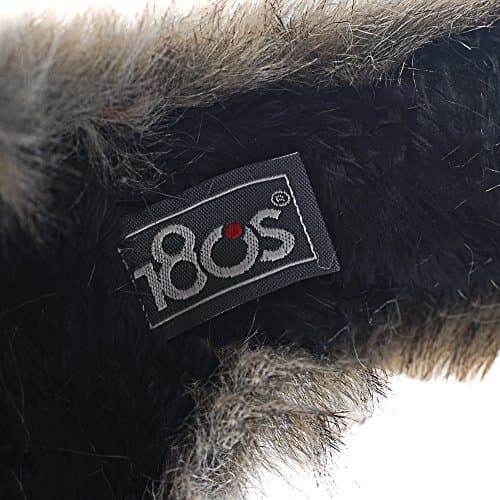 180s Down With Fur Behind The Head Ear Warmer