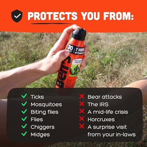 Ben's Tick & Insect Repellent Eco Spray - Bug Spray with 30% DEET for Mosquitoes, Ticks & More - Up to 7 Hours of Protection - Fragrance-Free - 6 oz (2 Pack)