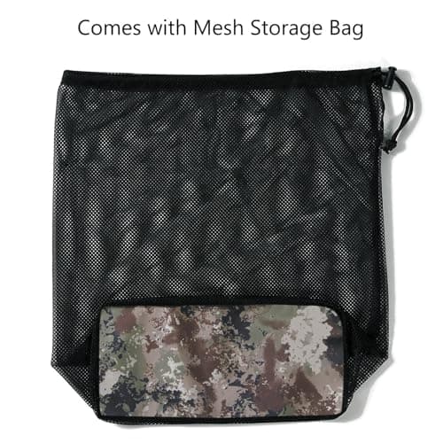 BASSDASH Men’s Lightweight Breathable Chest Wader Black Camo Stockingfoot for Fly Fishing Hunting FW11