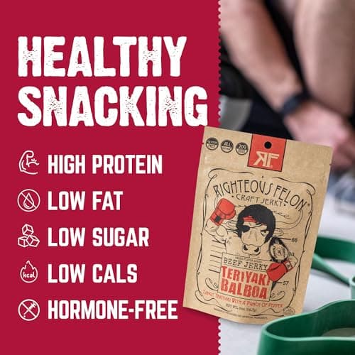 Righteous Felon Beef Jerky Variety Pack | Gluten Free Beef Jerky Snack Packs for Adults | High Protein, Keto-Friendly, Low Sugar | Made with Premium Meats | Gifts for Men | Sampler 8 Pack