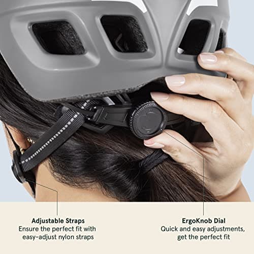 Retrospec Lennon Adult Bike Helmet with LED Safety Light Adjustable Dial & Removable Visor - Adjustable Bicycle Cycling Helmet for Men & Women