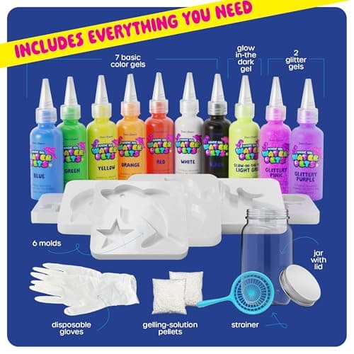 Dan&Darci Aqua Fairy Water Gel Kit for Kids - Craft for Kids - Magic Elf Toy Kits - Waters Pets - DIY Squishy Maker - Make Your Own Squishies Toys Crafts for Boys & Girls Ages 6-12