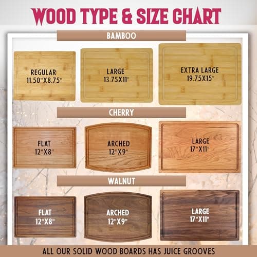 Personalized Cutting Board – Custom Cutting Board Wood Engraved Charcuterie Board, Unique Gift for Wedding, Anniversary, Bridal Shower, Couples, Christmas, Parents & Housewarming