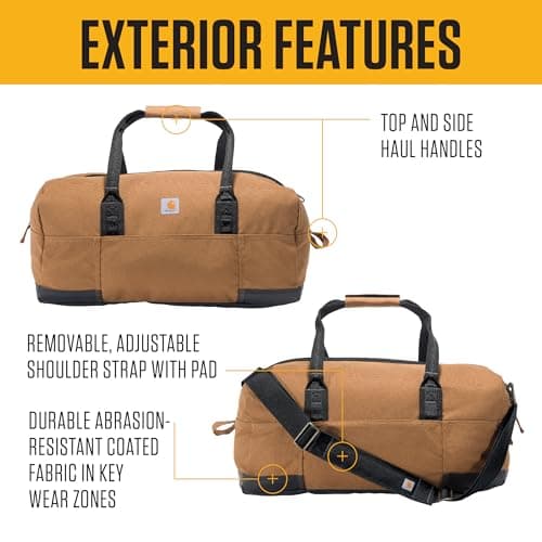 Carhartt Carhartt Classic Duffels, Heavy-Duty Bag for Jobsite, Gym and Travel