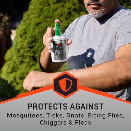 Repel 100 Mosquito and Insect Repellent, 4 Ounces, With DEET, 10-Hour Protection Long-Lasting Insect Repellent Bug Spray Repels Mosquitoes, Ticks, Gnats, Biting Flies, Chiggers And Fleas