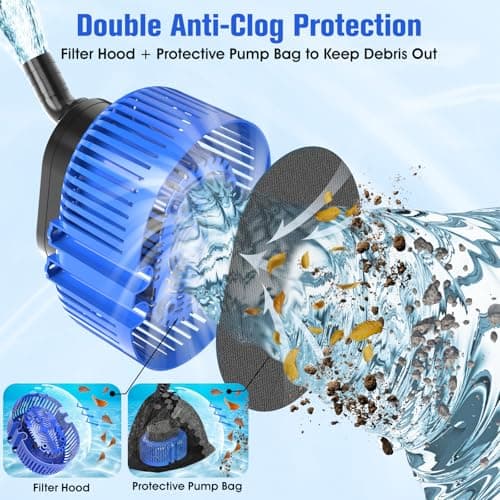 Pool Cover Pump above Ground, Submersible Water Sump Pump Swimming Water Removal Pumps,Submersible Pump for Pool Draining,Pool Pump 16FT Drainage Hose,25 FT Extra Long Power Cord, 850 GPH,4 Adapters