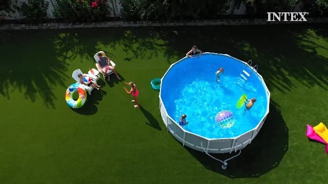 INTEX Deluxe Pressure-Side Above Ground Automatic Pool Cleaner Vacuum - For Bigger Pools – Cleans Pool Floors and Walls – Removes Debris – Removable Filter Tray – 21ft Tangle Free Hose