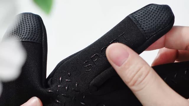 Newcotte 2 Pairs Winter Gloves for Men Women Black Faith Cross Running Gloves Touchscreen Lightweight Anti-Slip Warm Windproof Thermal Liner for Cold Weather Football Cycling Biking Skiing