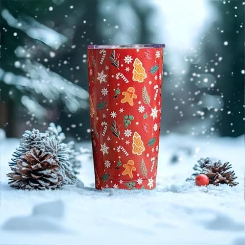 Unique Women's Christmas Gifts: Teacher, Coworker, Sister, Best Friend, Mom, Wife - Gift Baskets & Secret Santa Box Set - Includes Christmas Tumbler