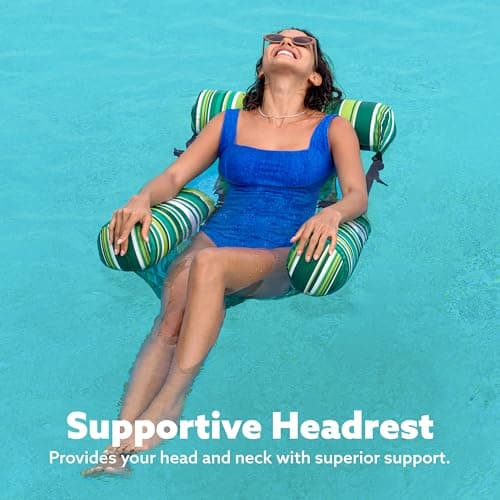 SLOOSH Inflatable Pool Floats Adult,2 Packs Floating Lounge Chairs,Blow up Pool Noodles for Adult Heavy Duty,Floating Chair for Party Summer Water Beach Lake Fun