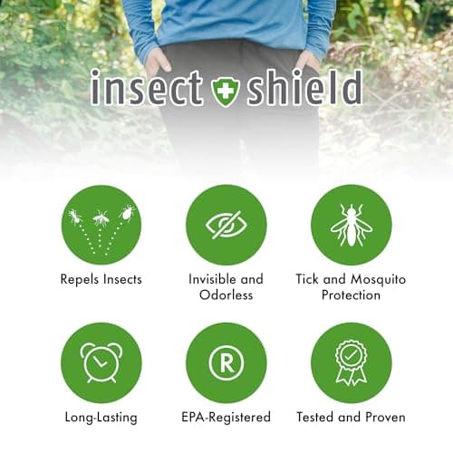 Insect Shield Women's Tech Ankle Pants - Casual Knit Pants with Built-in Permethrin Tick, Mosquito & Biting Insect Protection