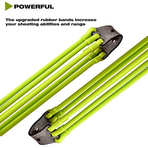 NERUB Hunting Professional Slingshot Set Wrist Slingshot Rocket Hunting Slingshots with Heavy Duty Launching Bands High Velocity Hunting Catapults