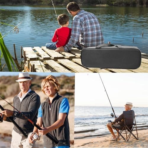 Fishing Pole Combo, 6.9ft 2Pcs Telescopic Rods Set, Collapsible Carbon Fiber Fishing Rod, Spinning Reel Set with Carrier Bag Freshwater Fishing Rod and Reel Combos Kits