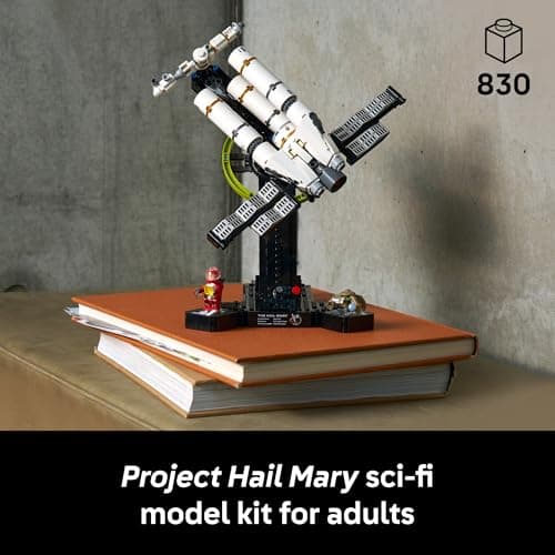Building Sets for Adults, Ages 18+, Collectible Model for Display, Bedroom & Home Office Decor, 830 Pieces, Gift for Adults LEGO Icons Project Hail Mary 11389 B0FMYY67LH