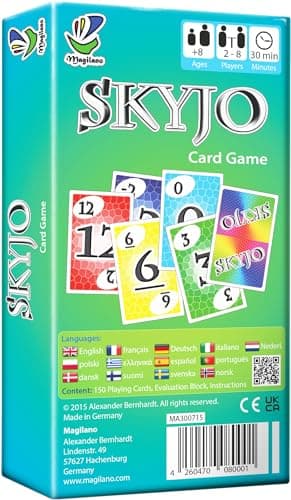 magilano SKYJO, Fun Card Game for Young and Least Young, Fun Game Parties in The Circle of Friends and Family.