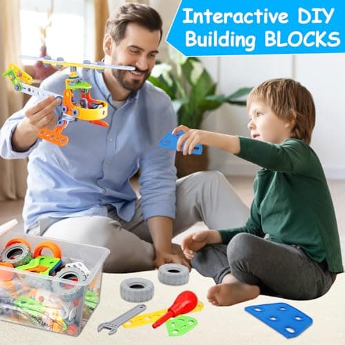 10 in 1 STEM Toys for 4 5 6 7 8+ Year Old Boy Girl Birthday Gifts Building Toys for Kids Ages 4-8 5-7 6-8 Preschool Educational Stem Activities for Boys 3-5 4-6 8-10 Creative Games Christmas Idea Gift