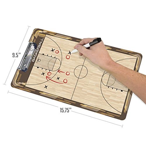 GoSports Premium Dry Erase Coaches Clipboards – Basketball, Baseball, Football, Soccer, Hockey, Volleyball, Lacrosse
