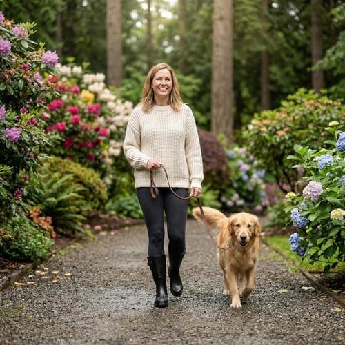 HISEA Rubber Rain Boots for Women Waterproof Garden Mud Boots