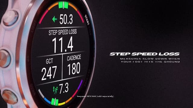 Garmin Forerunner® 970, Premium GPS Running and Triathlon Smartwatch, AMOLED Display, Built-in LED Flashlight, Carbon Gray DLC Titanium with Black Case and Black/Translucent Whitestone Band