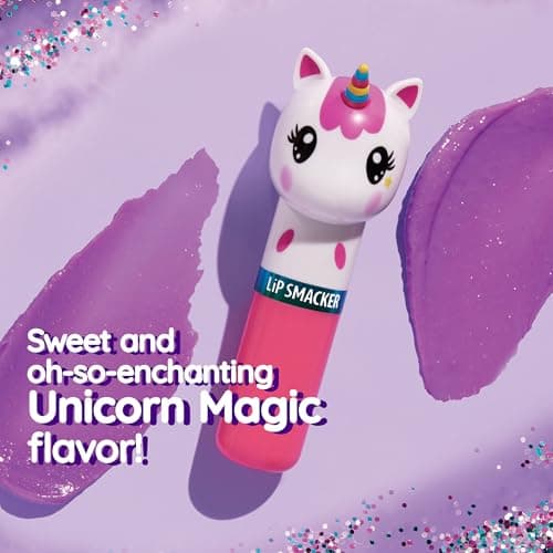 Lip Smacker Lippy Pals Unicorn, Flavored Moisturizing & Smoothing Soft Shine Lip Balm, Hydrating & Protecting Fun Tasty Flavors, Cruelty-Free & Vegan - Unicorn Magic B077XC7K7V