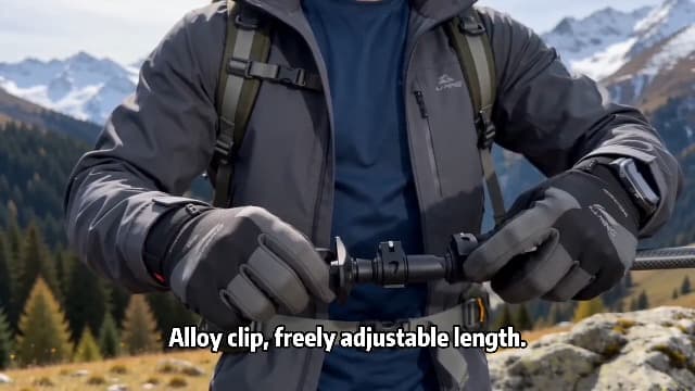 3K Carbon Fiber Trekking Poles - Collapsible, Lightweight Yet Sturdy Hiking Poles with EVA Grip, for Men & Women Hikers