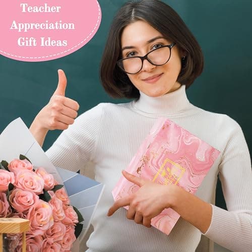 Teacher Appreciation Gifts for Women 7 Pcs, Back to School End of Year Thank You Gifts for Teachers Basket for Graduation, Retirement, Birthday, Christmas