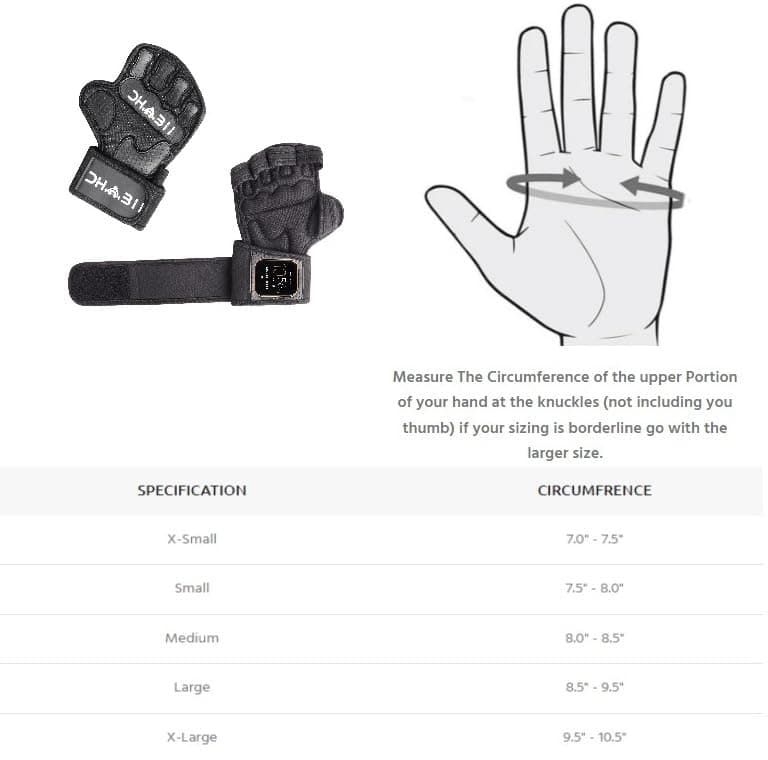 Dhabii Weight Lifting Gloves Compatible with Smart Watches, Ventilated Workout Gloves with Wrist Wraps for Men and Women- Great for Cross Training, Pull Ups, Gym, Workout.