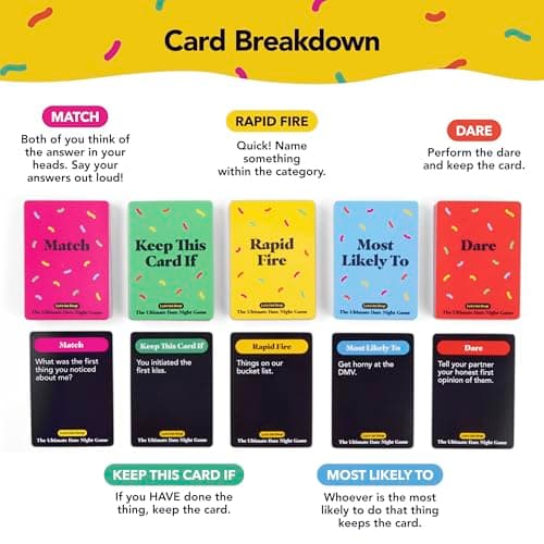 The Ultimate Date Night Game by Relatable, Great for Couples Games and Stay at Home Date Night Ideas, From The Makers of Let's Get Deep Relationship Card Game, Includes 300 Cards & Spinner