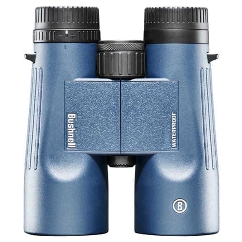 Bushnell H2O 8x42mm Binoculars, Waterproof and Fogproof Binoculars for Boating, Hiking, and Camping, Multi Blue