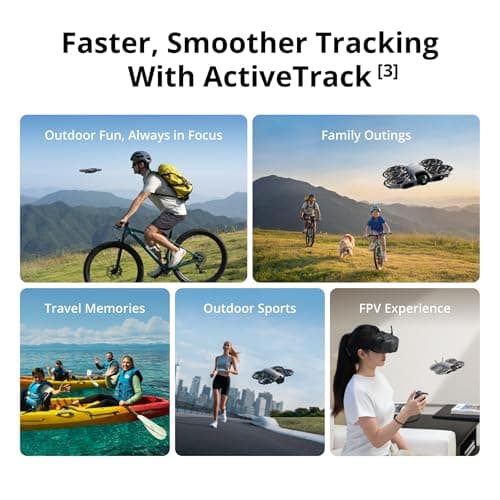 DJI Neo 2 (Drone Only), Lightweight & Foldable 4K Drone With Camera, Palm Takeoff & Landing, Gesture Control, ActiveTrack, Omnidirectional Obstacle Sensing