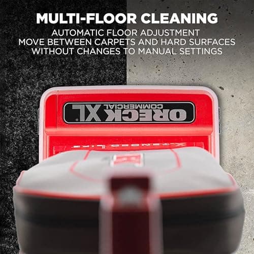 Oreck Commercial Professional Vacuum Cleaner, Bagged Upright Vac for Carpets and Hard Floor, Lightweight, Dual Speed Settings, Powerful Vacuum Cleaners for Commercial Use