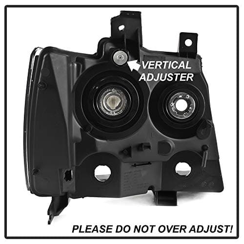 ACANII - For Black 2007-2014 Chevy Suburban Tahoe Avalanche Headlights Aftermarket Driver + Passenger Side
