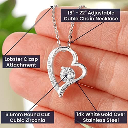 Jewelry To My Wife - The Best Thing That Ever Happened To Me, Forever Love Necklace, Gift for Her, Romantic Christmas Birthday Valentine Gift