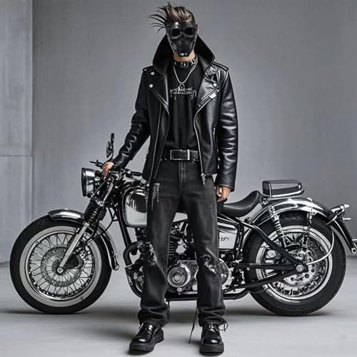 Motorcycle Face Mask Full Face,Dirt Bike Goggles Motocross, ATV, Offroad, Riding Racing Goggles for Men Women