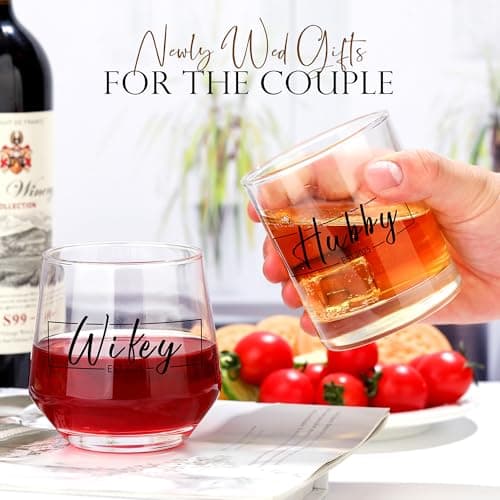 Wedding Gifts for Couples Mr and Mrs Gifts Wedding Gifts for Newlyweds Bridal Shower Gifts for Bride and Groom Just Married Gifts Hubby and Wifey Gifts Newly Wed Gifts for Couple Gifts for Him and Her