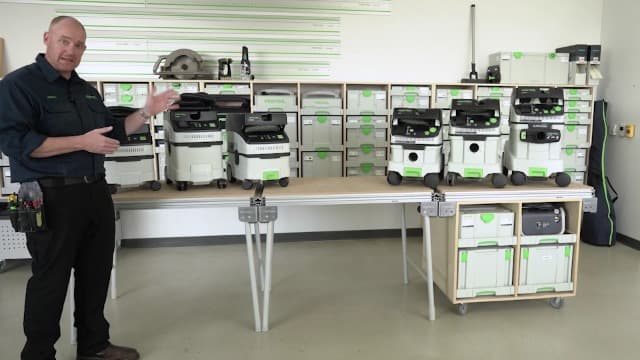 Festool 578441 CT 15 Dust Extractor – HEPA Filter, Automatic Tool Start, High-Power Suction & AutoClean System