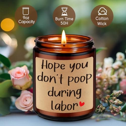 Fairy's Gift New Mom Candle for Women, Funny Baby Shower, Pregnancy Gifts for First Time Mom, Pregnant Women Wife Friend, Maternity, Mothers Christmas, Pregnancy Gifts for Expecting Mommy, Mama to Be