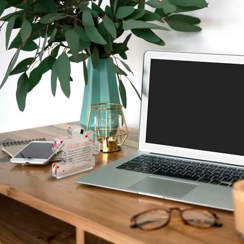 to My Man - Engraved Acrylic Block Puzzle 4.1 x 3.5 inch Gifts for Him for Husband - Fiance Birthday Gifts, Valentines Day Gift for Boyfriend - Cool Wedding Couple