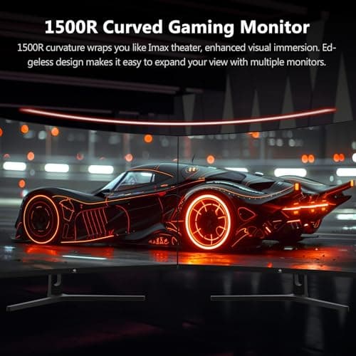 Z-Edge 32 inch Curved PC Gaming Monitor, FHD 1080P 240Hz Curved Monitor,1500R Computer Monitor, MPRT 1ms Monitor, FreeSync, Low Blue Light, UG32P 1X DP and 2X HDMI