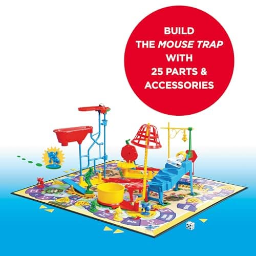 Mouse Trap Board Game For Kids Ages 6 and Up (Amazon Exclusive)
